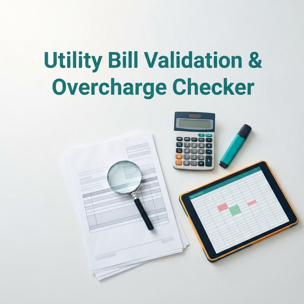 Utility Bill Validation & Overcharge Checker